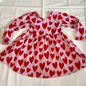 Hanna Andersson valentines dress - 3T